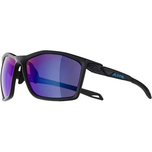 Alpina twist five hm+ mirrored polarized sunglasses nero, viola hicon blue mirror/cat3