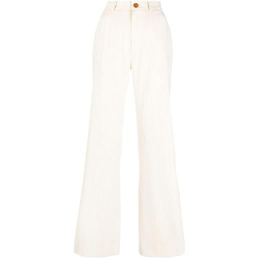 Vivienne Westwood pantaloni sartoriali dritti - bianco
