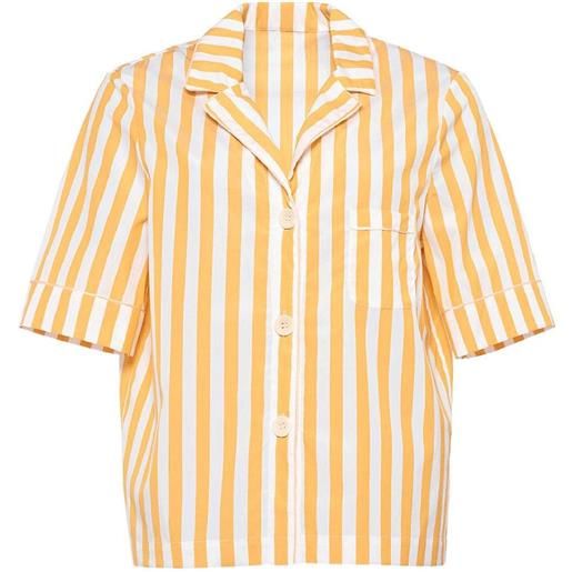 ERES camicia orangeade a righe - giallo