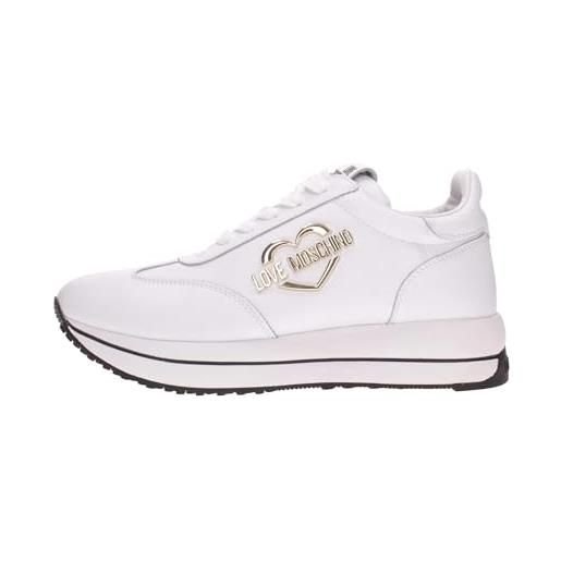 Love Moschino sneakers donna, bianco, 40 eu