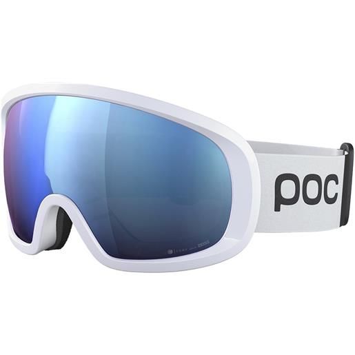 Poc fovea mid clarity comp ski goggles bianco spektris blue/cat2