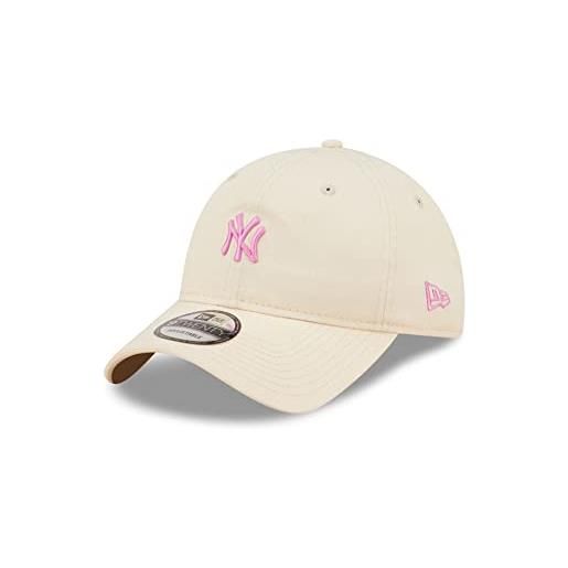 New Era york yankees mlb team pink 9twenty unstructured strapback cap - one-size