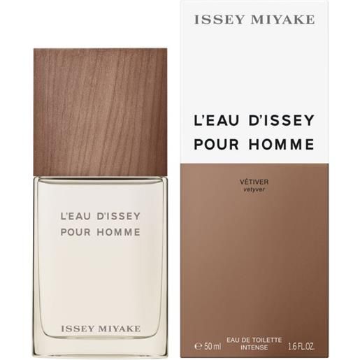 Issey Miyake > Issey Miyake l'eau d'issey pour homme vetiver eau de toilette intense 50 ml