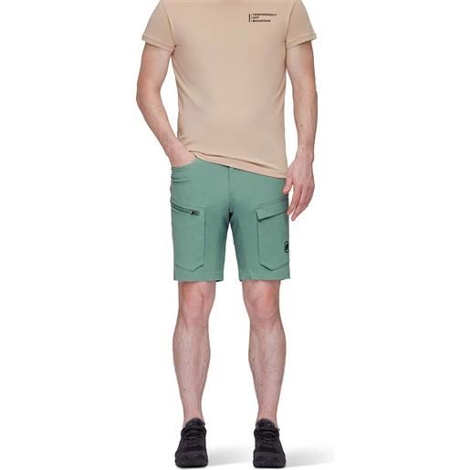 Mammut zinal hybrid shorts verde 46 uomo