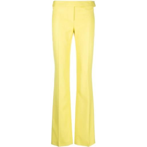 Stella McCartney pantaloni sartoriali dritti - giallo