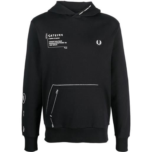 Fred Perry felpa con stampa fred perry x gate 194 - nero