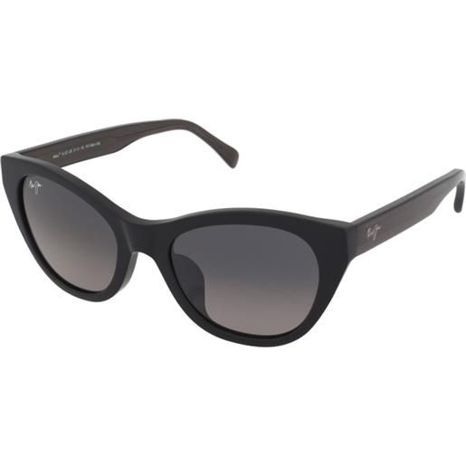Maui Jim capri gs820-02n | occhiali da sole graduati o non graduati | prova online | plastica | cat eye | nero | adrialenti