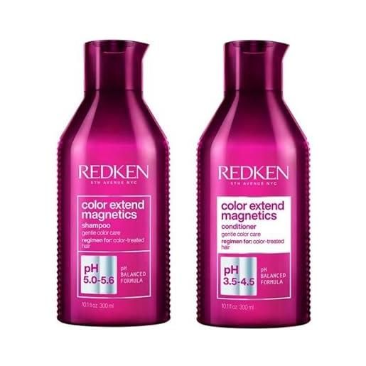Redken color extend magnetics shampoo 300ml & balsamo 300ml duo