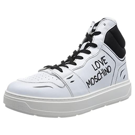 Love Moschino ja15264g1giaa, sneaker, donna, bianco, 40 eu