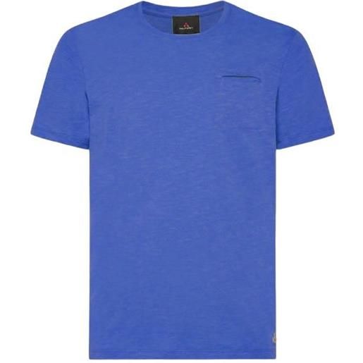 PEUTEREY - t-shirt cot taschino bluette