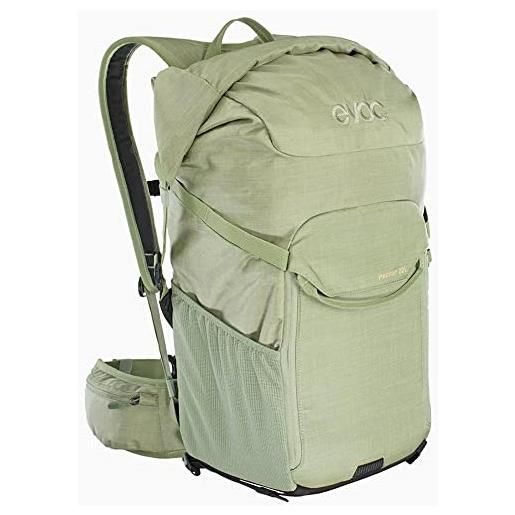 EVOC sports photop 22l photo backpack, heather light olive, one size
