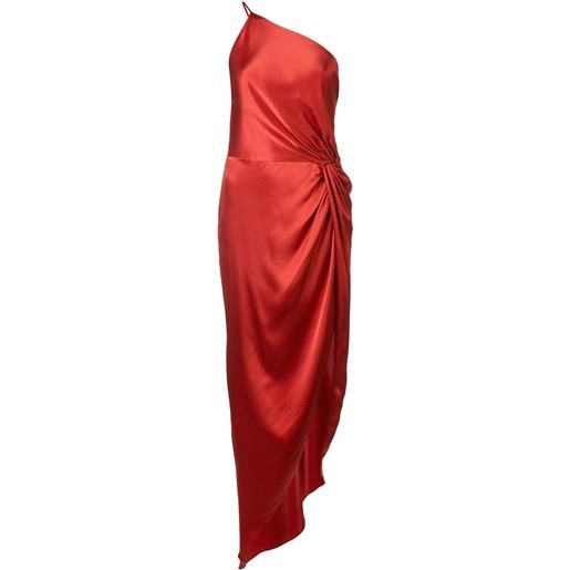 Michelle Mason abito da sera con nodo - rosso
