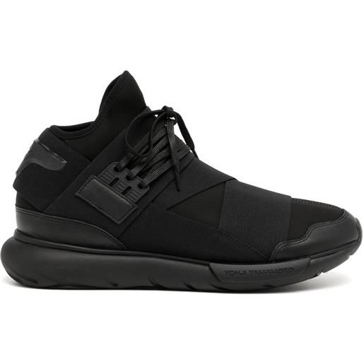 Y-3 sneakers qasa high triple black - nero