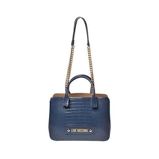 Love Moschino JC4408PP0FKQ0, Borsa a Mano, Donna, Marrone, Taglia unica :  : Moda