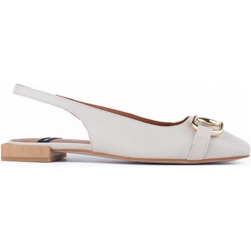 Angel Alarcon slingback in pelle natural