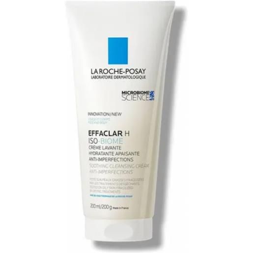 La Roche-Posay effaclar h iso-biome crema detergente per viso e corpo 200 ml