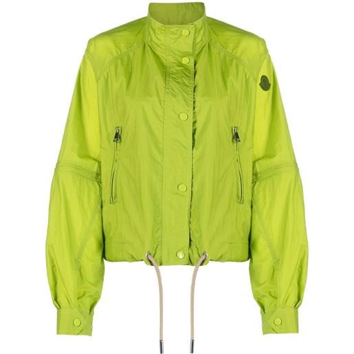 Moncler giacca leggera a collo alto - verde