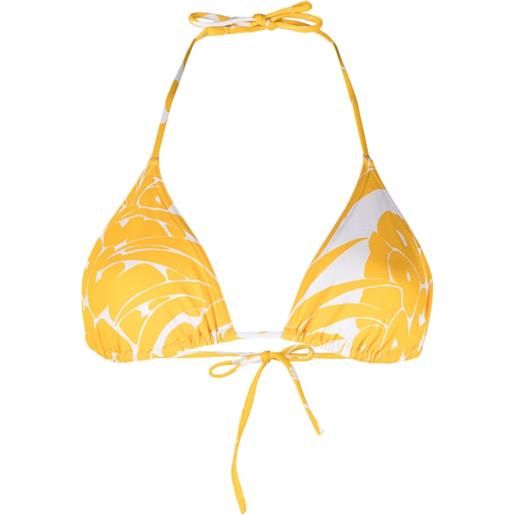 ERES top bikini epice con stampa - giallo