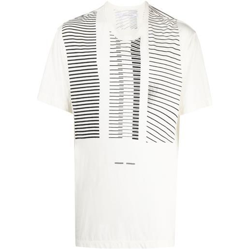 Julius t-shirt con stampa grafica - bianco