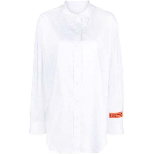 Heron Preston camicia con dettaglio cut-out - bianco
