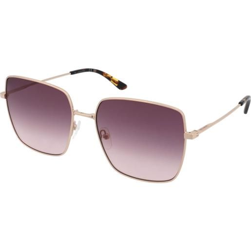 Calvin Klein ck20135s 718 | occhiali da sole graduati o non graduati | prova online | metallo | quadrati, oversize | oro rosa | adrialenti