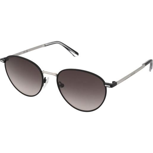 Calvin Klein ck21105s 001 | occhiali da sole graduati o non graduati | prova online | metallo | tondi | nero, argento | adrialenti