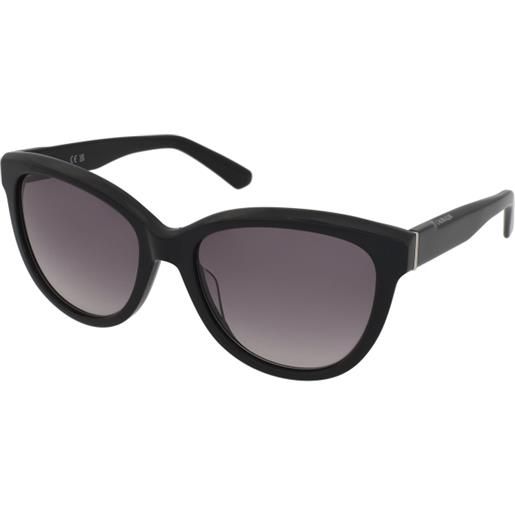 Calvin Klein ck21709s 001 | occhiali da sole graduati o non graduati | prova online | plastica | ovali / ellittici | nero | adrialenti