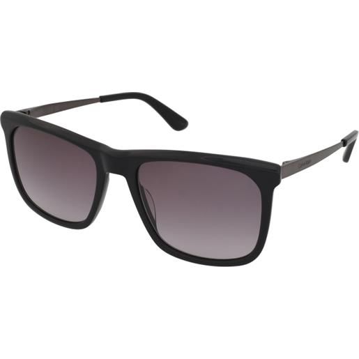 Calvin Klein ck22536s 001 | occhiali da sole graduati o non graduati | prova online | unisex | plastica | quadrati | nero | adrialenti