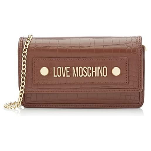 Love Moschino jc4432pp0fks0, borsa a spalla, donna, rosso, taglia unica