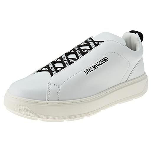 Love Moschino ja15824g0gia0, sneaker, donna, bianco, 41 eu