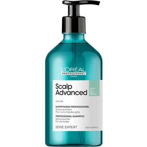 L'Oréal Professionnel scalp advanced shampoo dermo-purifier lenitivo per cuoio