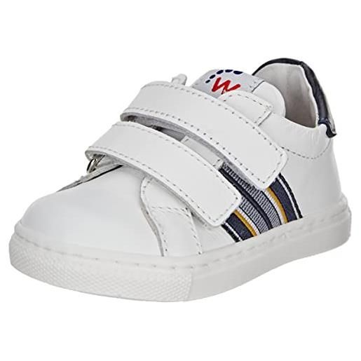 Walkey y1b9-42391-0092x336, sneaker, bianco/blu, 19 eu
