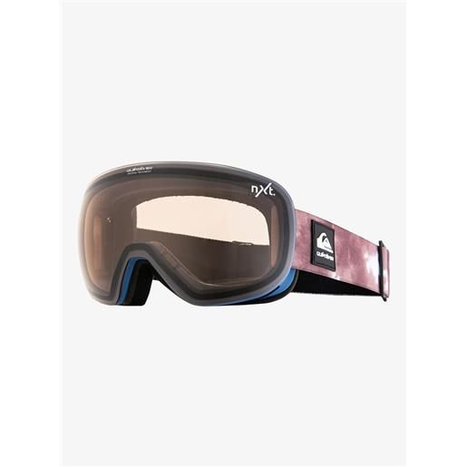 Quiksilver qsr ski goggles marrone, trasparente quiet storm / nxt silver/cat 1-3