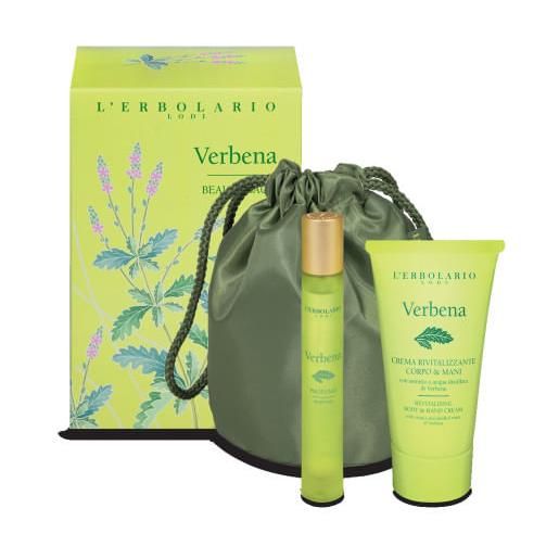L'Erbolario verbena beauty pochette profumo 15 ml +crema corpo & mani 75 ml