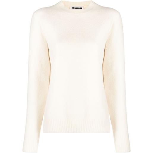 Jil Sander maglione girocollo harmony - bianco