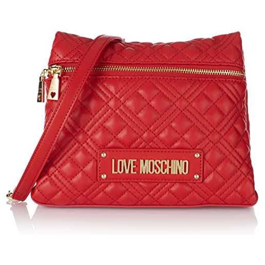 Love Moschino jc4318pp0fla0, borsa a spalla, donna, rosso, taglia unica