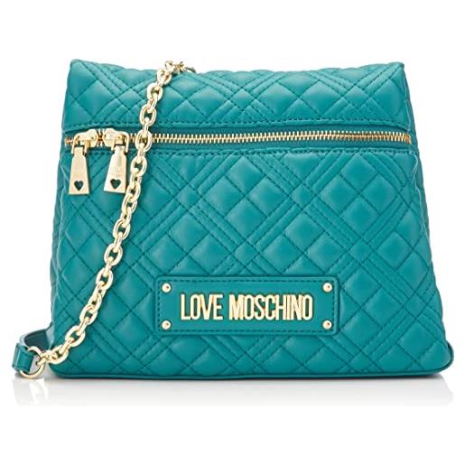 Love Moschino jc4318pp0fla0, borsa a spalla, donna, bianco, taglia unica