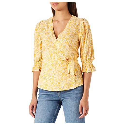 Part Two pheapw bl blouse feminine silhouette camicia da donna, yellow painted flower, 50