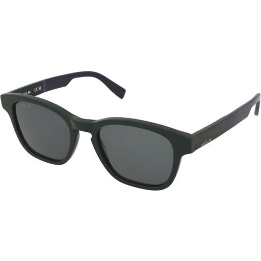 Lacoste l986s-300 | occhiali da sole graduati o non graduati | prova online | unisex | plastica | quadrati | verde | adrialenti