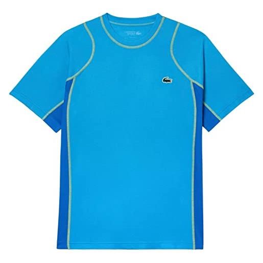 Lacoste th5198 maglietta e turtle neck shirt, fiji/kingdom-lima, m uomo
