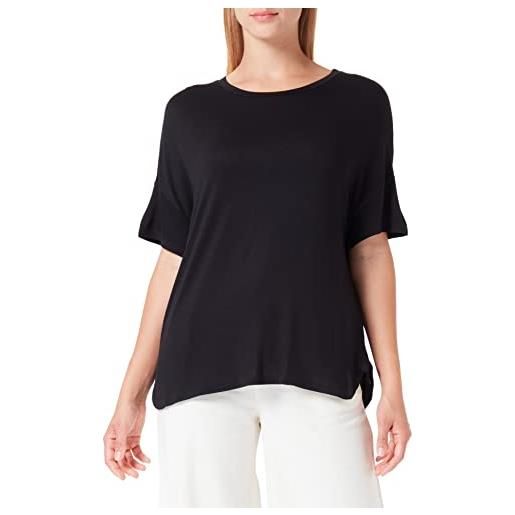 United Colors of Benetton t-shirt 3z12d101x, blu scuro 016, l donna