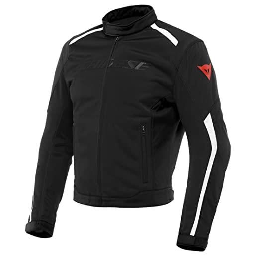 Dainese hydraflux 2 air d-dry jacket, giacca moto estiva con fodera impermeabile removibile, uomo, nero/bianco, 56