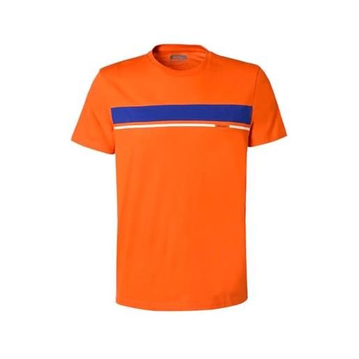 Kappa anzio active man, maglietta uomo, arancione, m