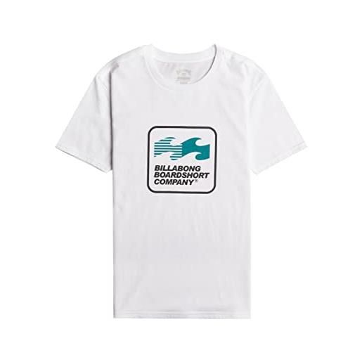 Quiksilver billabong swell maglietta da ragazzo 8-16 bianco