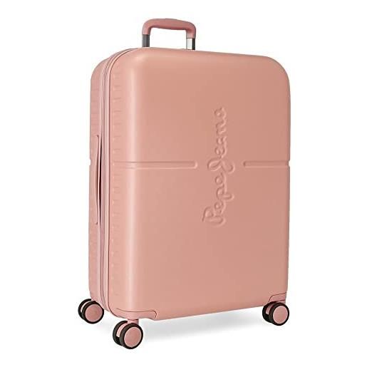 Pepe Jeans luce luminosa, bagagli valigia donna, rosa (pink), taglia unica