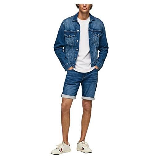 Pepe Jeans jack short, pantalocini denim uomo, blu (denim-cq8), 32w