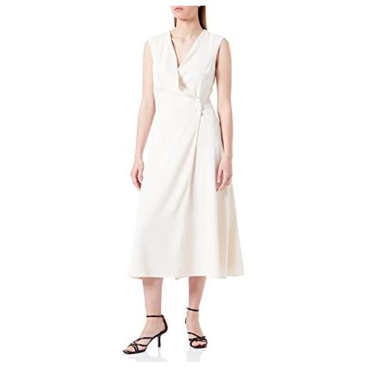 Pinko anonimo abito crepe stretch vestito casual, n96_fumo bianco, 52 donna