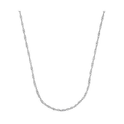 Amor collana in argento 925 da donna, 50 cm, argento, in confezione regalo, 2017481