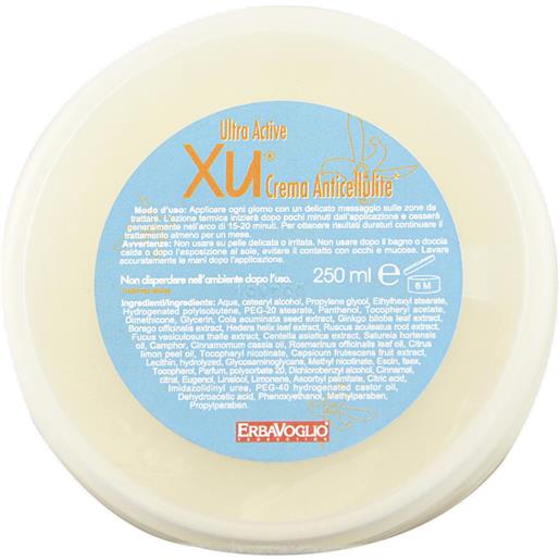 ERBAVOGLIO xu - ultra active crema anticellulite - crema termica cabina 250ml