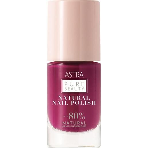 ASTRA MAKEUP pure beauty natural nail polish 8ml smalto 0011 - grape juice